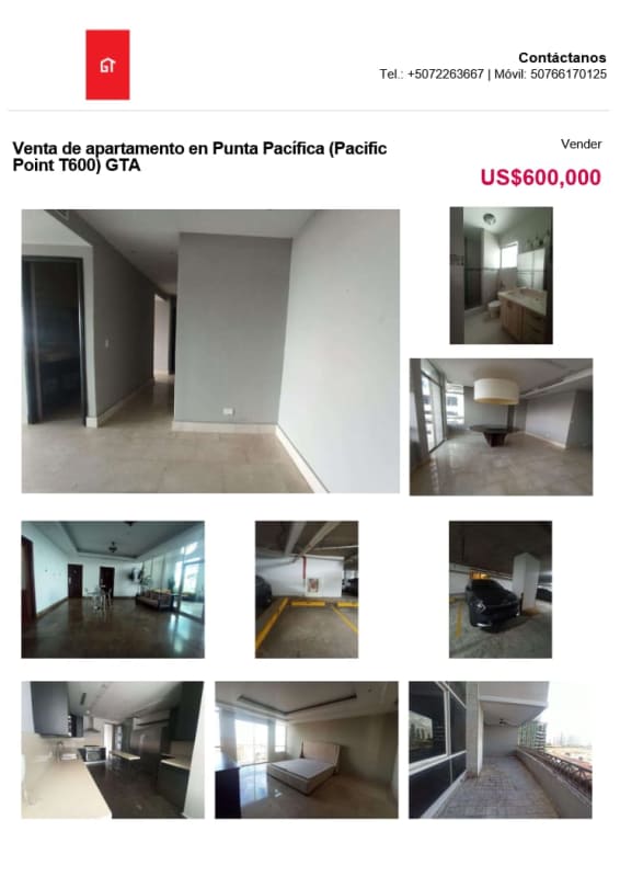 Luxury 3BR Apartment Ocean Views Pacific Point Punta Pacifica