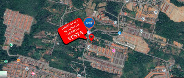 5550m2 investment land for commercial projects in Arraiján Panama facing busy main road