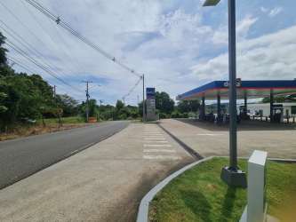 Frontage of commercial land on Via Chapala next to Delta gas station for sale Panama