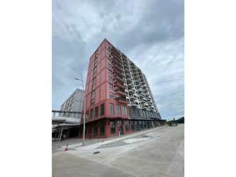 Resort-style swimming pool at River Valley Cocoli Panama Pacifico with sun deck