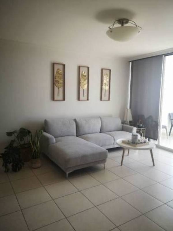 Contemporary unfurnished living area with large windows in Villa de las Fuentes Panama City