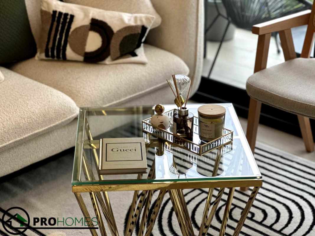 Modern coworking lounge with large windows city views in PH Living73 Panama