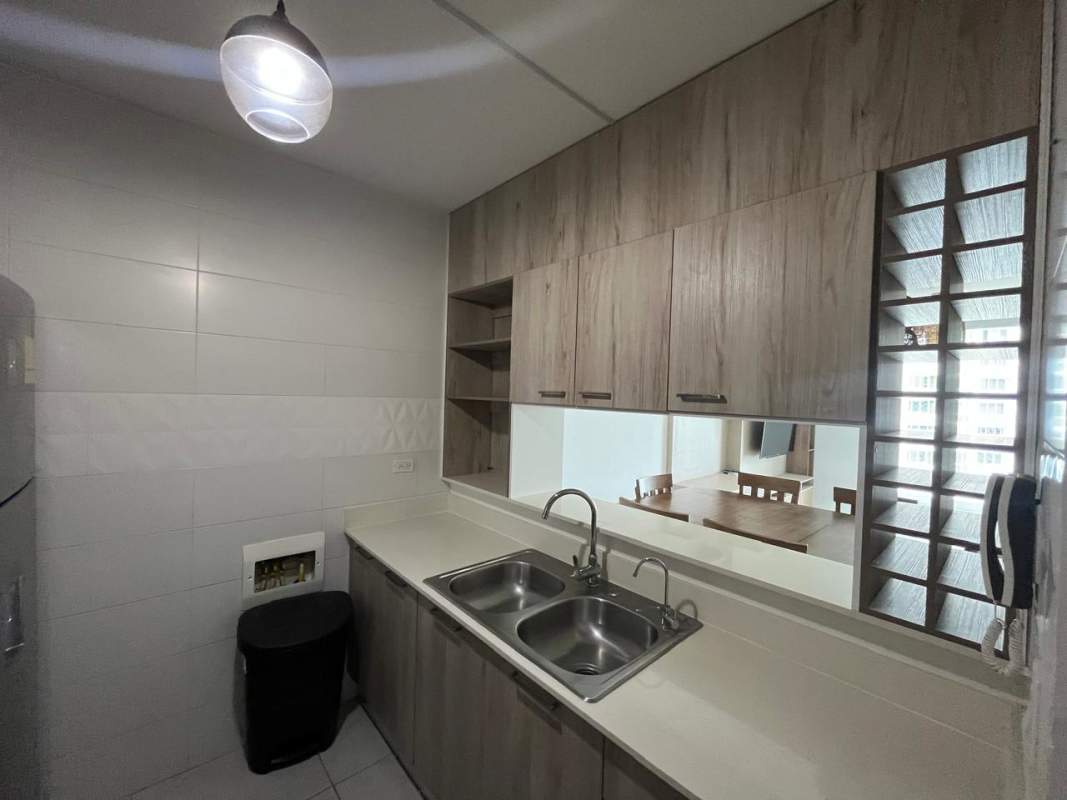 Furnished bedroom with split AC and closet PH Plaza Edison El Dorado Panama