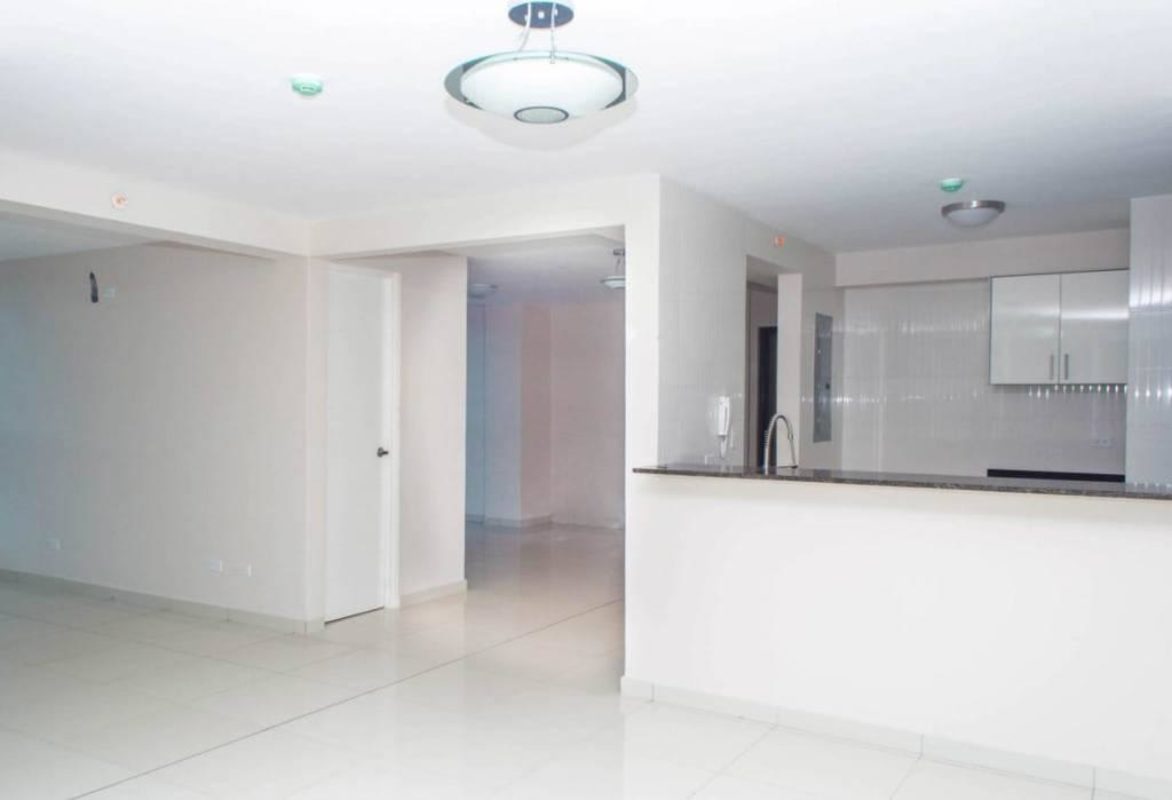 Bedroom with sliding closet large window light PH Bela Vita Bella Vista Panama Apartment for Rent