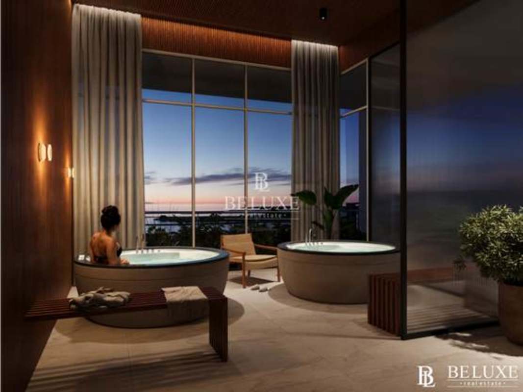 Kids indoor playroom with ball pit, slide, toys at PH Costanera Torre Aqua Bella Vista Panama City