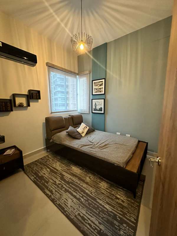 Elegant lobby with seating area and reception desk in PH Bella Veduta Hato Pintado Panama City