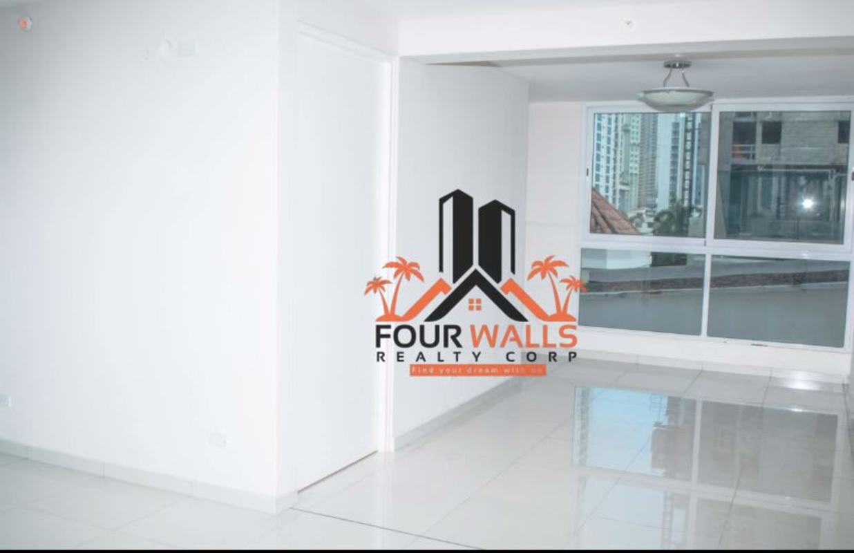 Spacious apartment bedroom with built-in closet and window city views PH Bela Vita Panama City