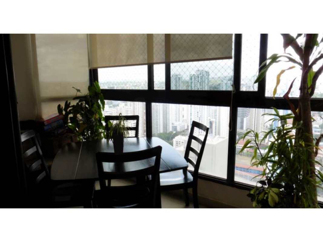 Large kitchen with granite countertops and ample storage at PH San Francisco Bay Panama