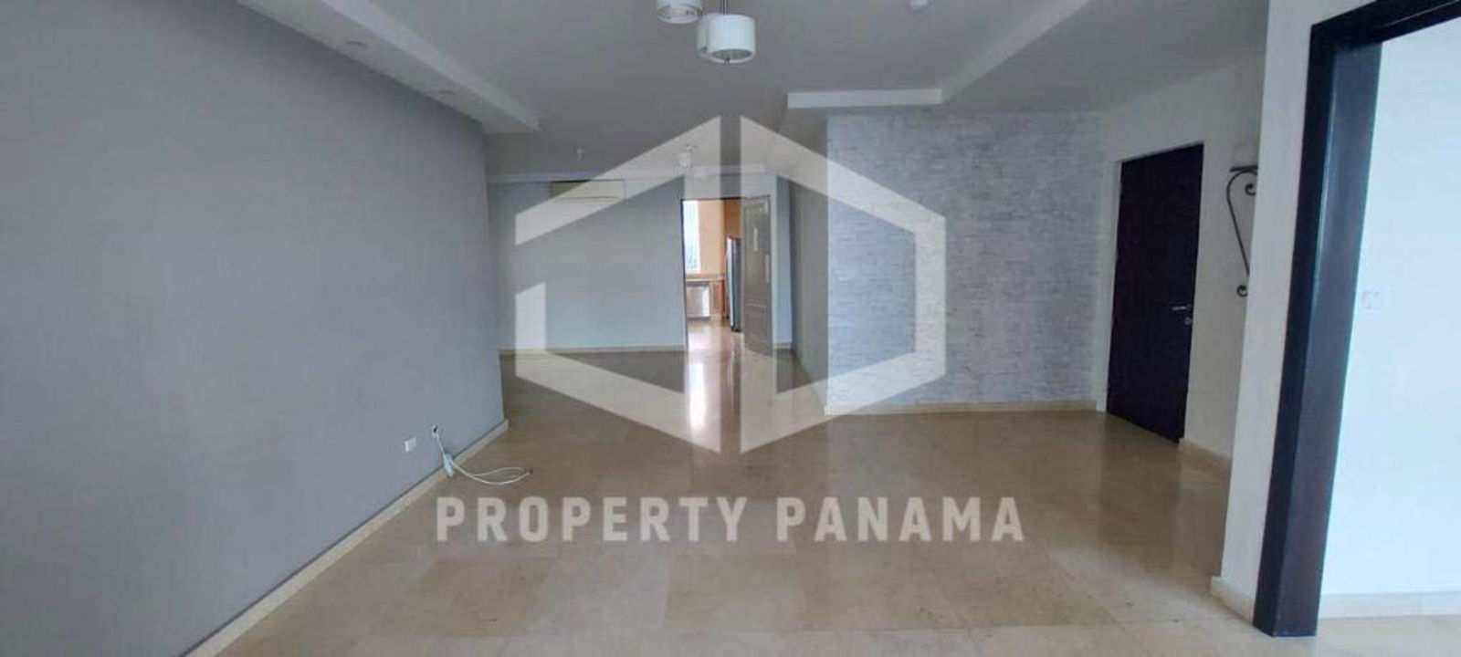 Modern granite kitchen wood cabinets stainless steel appliances Panama condo