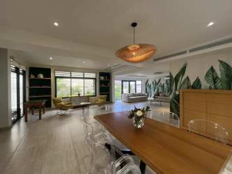 Modern two-story house with garden in gated PH Nativa Panama Pacifico