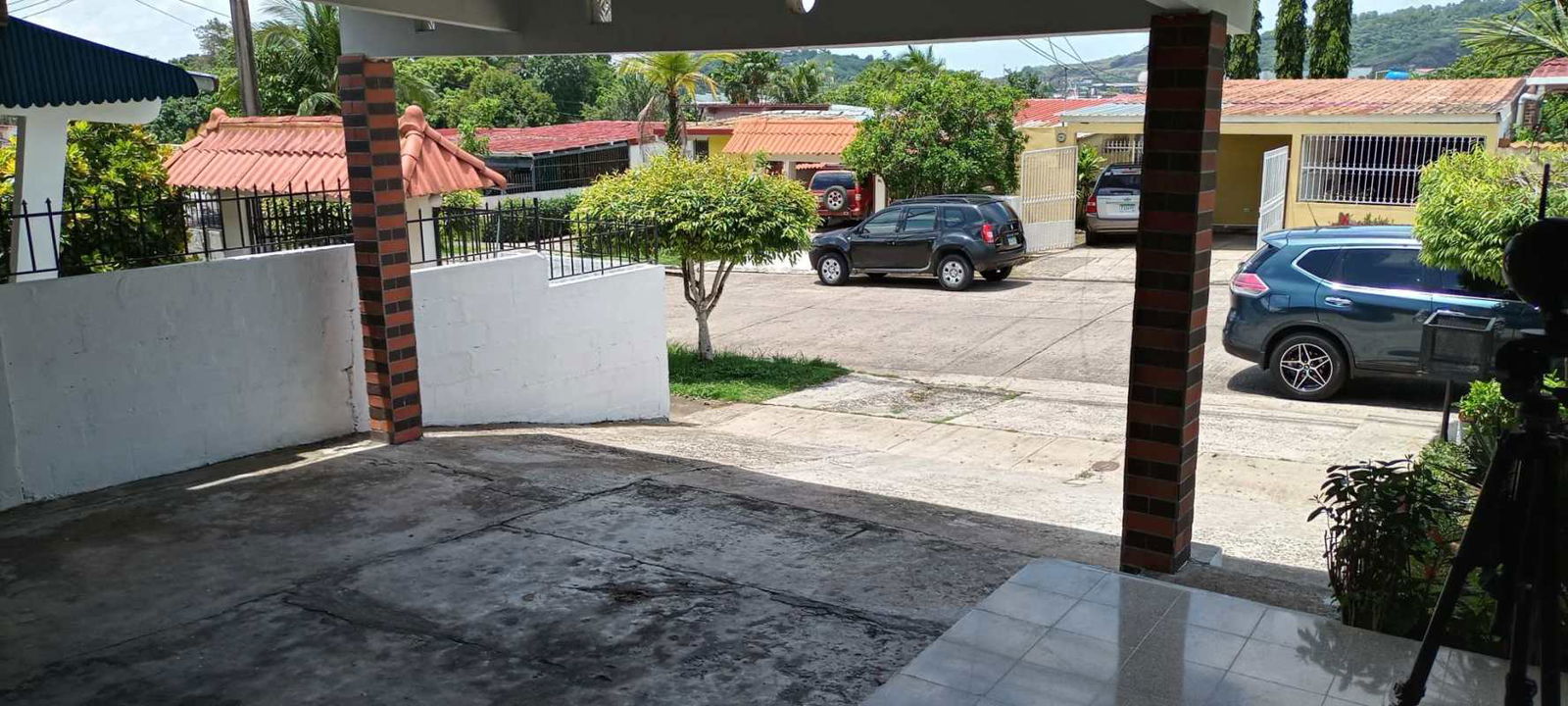 Bedroom featuring window, closet & ceramic tile flooring in Las Glorietas Panama house for sale
