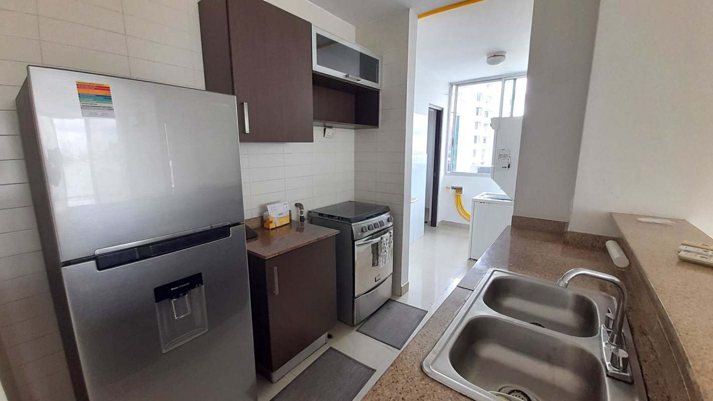 Second bedroom with large window, closet, AC in PH Pacific Sun Panama City