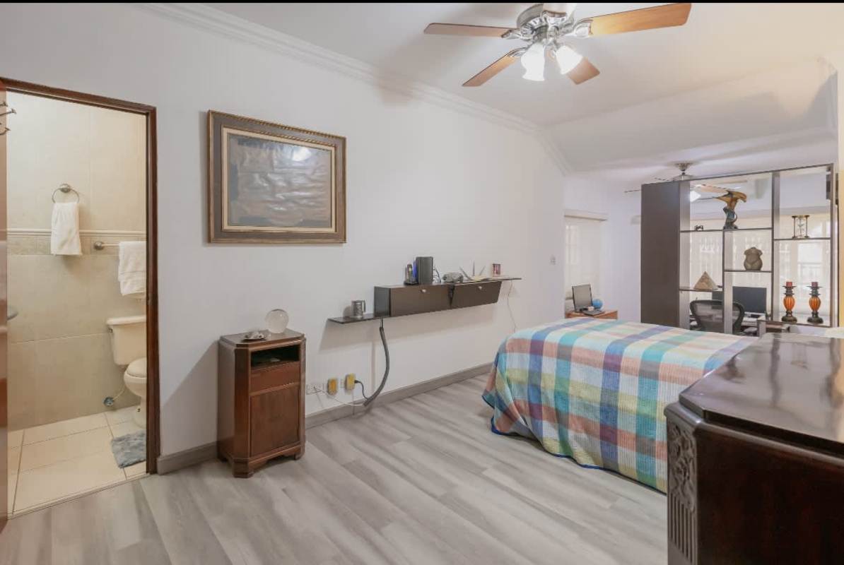 Private pool with bohío party gazebo lush landscaping home for sale La Loma Panama