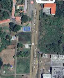 Aerial shot of 4800m² lot next to Pan-American Highway near university campus Las Tablas