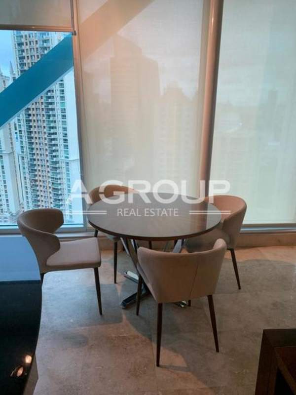 Modern kitchen in loft apartment with sleek cabinetry and stone counters in PH Loft Four 41 Punta Pacífica Panama