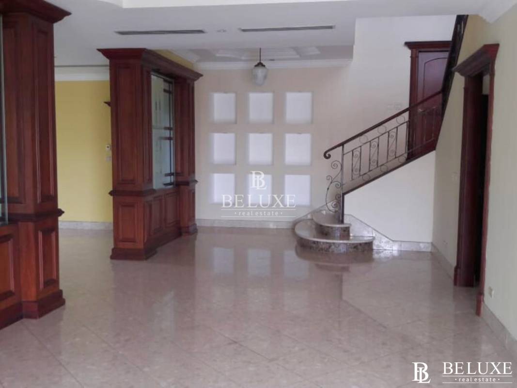 Bathroom with granite countertop, mirror, tiled walls El Dorado Panama City