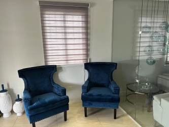 Large open-concept living and dining space PH Rolling Hills Costa Verde Panama