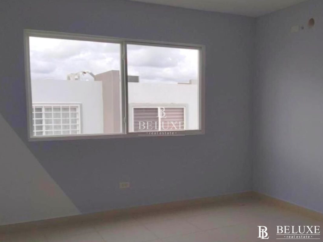 Spacious bedroom with large window porcelain floor in PH Augusta Brisas del Golf Panama