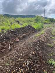 Dirt mounds grassy land mountain view ideal for homes in Boquete Chiriquí Panama