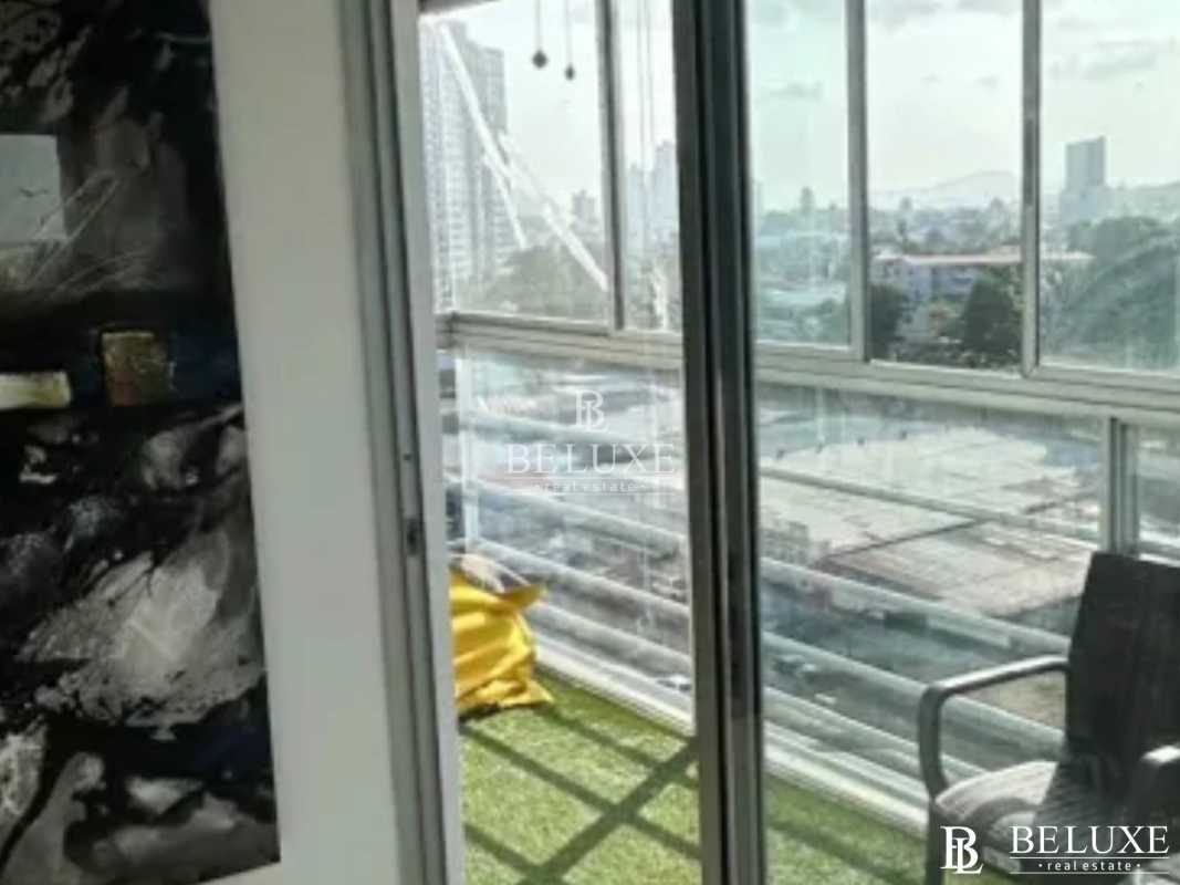 Pool area with Jacuzzis, waterfalls and lounge spaces at PH Cosmopolitan Towers Panama