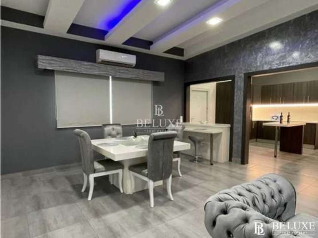 Private pool at furnished rental house Altos de Panama with terrace and garden