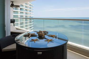 Infinity pool resort Bahia Playa Serena beachfront luxury condo Gorgona Panama