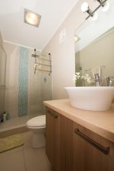 Modern furnished living room with panoramic ocean view balcony Bahia Playa Serena Panama