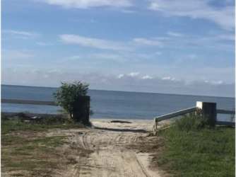 Beachfront view from Sol y Mar complex in Panama - sandy beach and Pacific Ocean