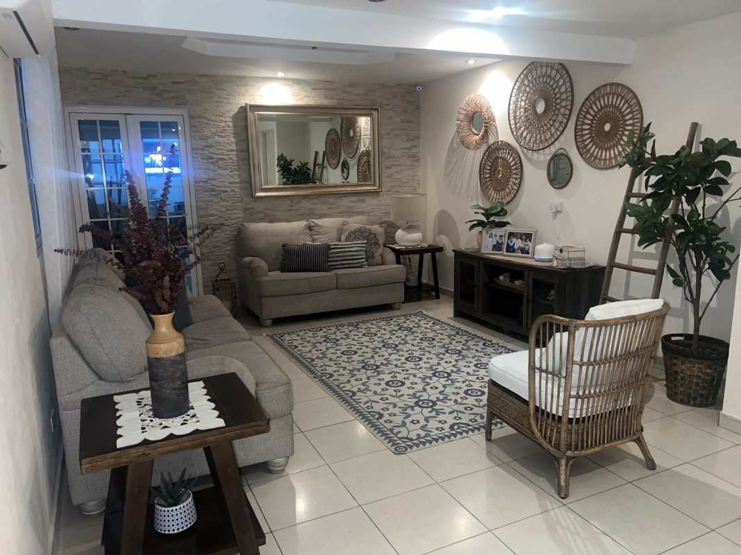 Remodeled covered terrace ideal for gatherings at Villa Serena Panama