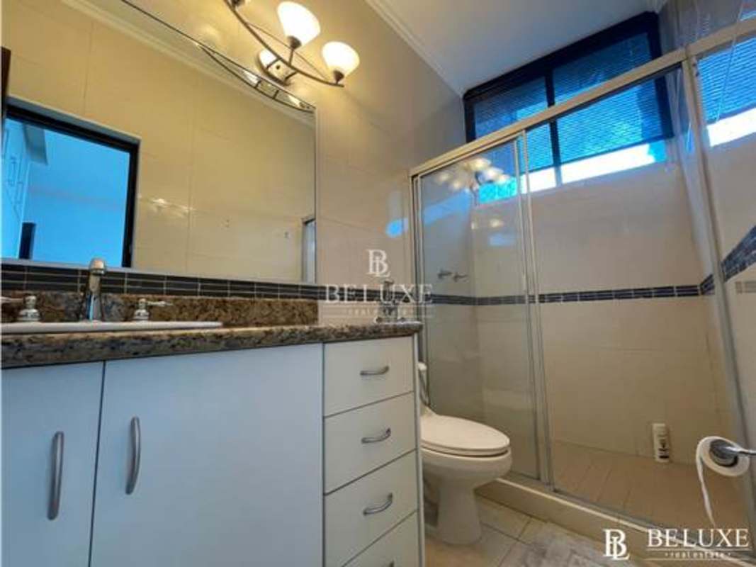 Kitchen with granite countertops at luxury condo The Bridge Amador Panama