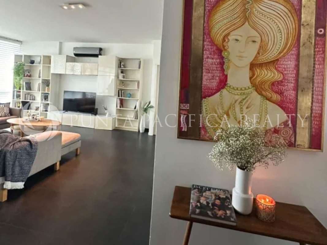 Modern master bedroom with ocean views in PH Marina Park Avenida Balboa Panama City