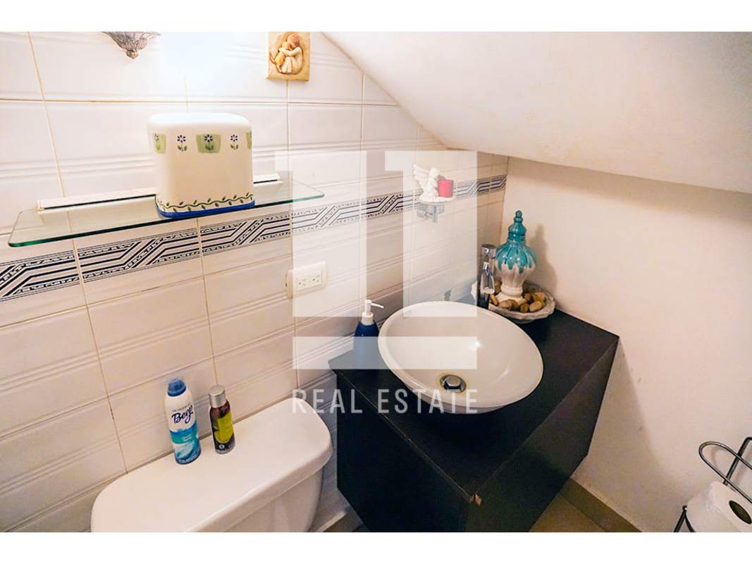 Walled garden area with lawn and plants Altos del Golf house Panama City