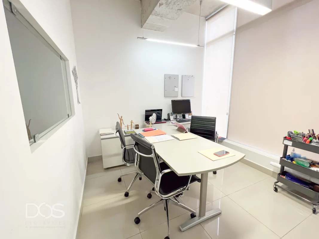 Modern executive office with panoramic city view glass wall Sortis Business Tower Obarrio Panama