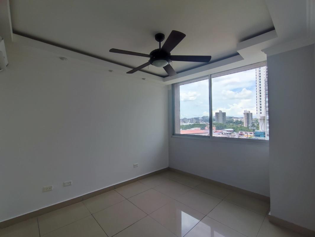 Bright bedroom with closet space and skyline views in Costa del Este PH Sevilla