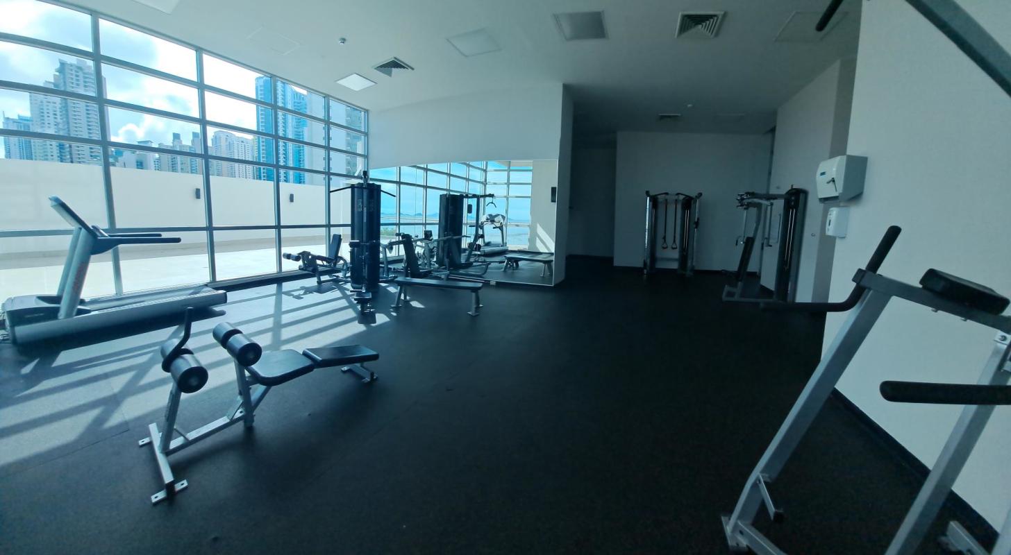 Contemporary kitchen with granite countertops and stainless appliances PH Ten Tower Panama