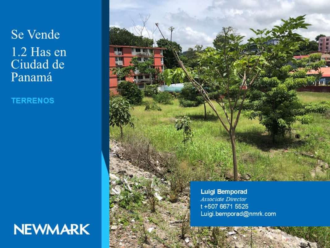 Large empty land Betania Panama City zoned for commercial development near universities and malls