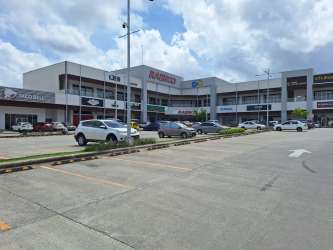 Shopping plaza multi-tenant with retail stores and parking in Costa Verde Panama