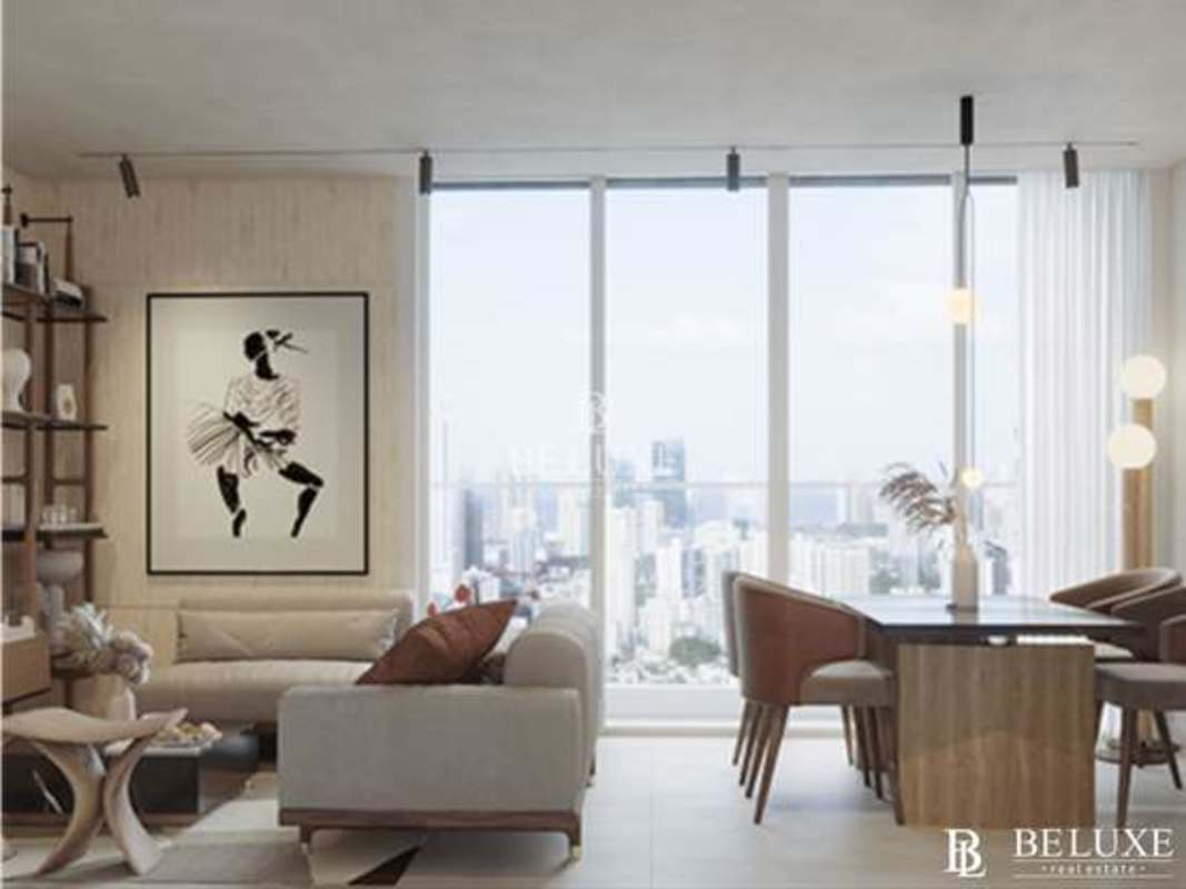 Bright duplex living room with balcony ocean views PH 504 Coco del Mar