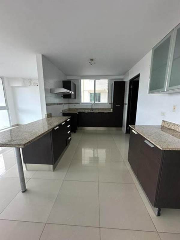 Contemporary bathroom with granite double vanity and glass shower PH Pine Hill Panama