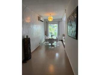 Bedroom with queen bed, TV, air conditioning Ibiza Beach Residences Bijao Panama rental