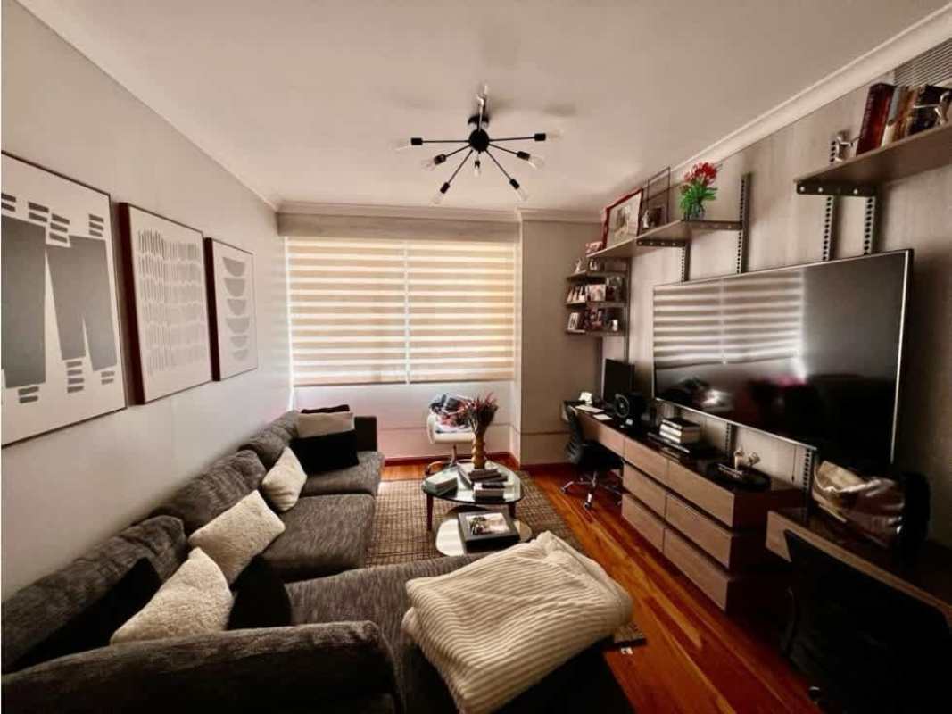 Spacious bedroom with large window and skyline view in PH Bayside Punta Paitilla Panama