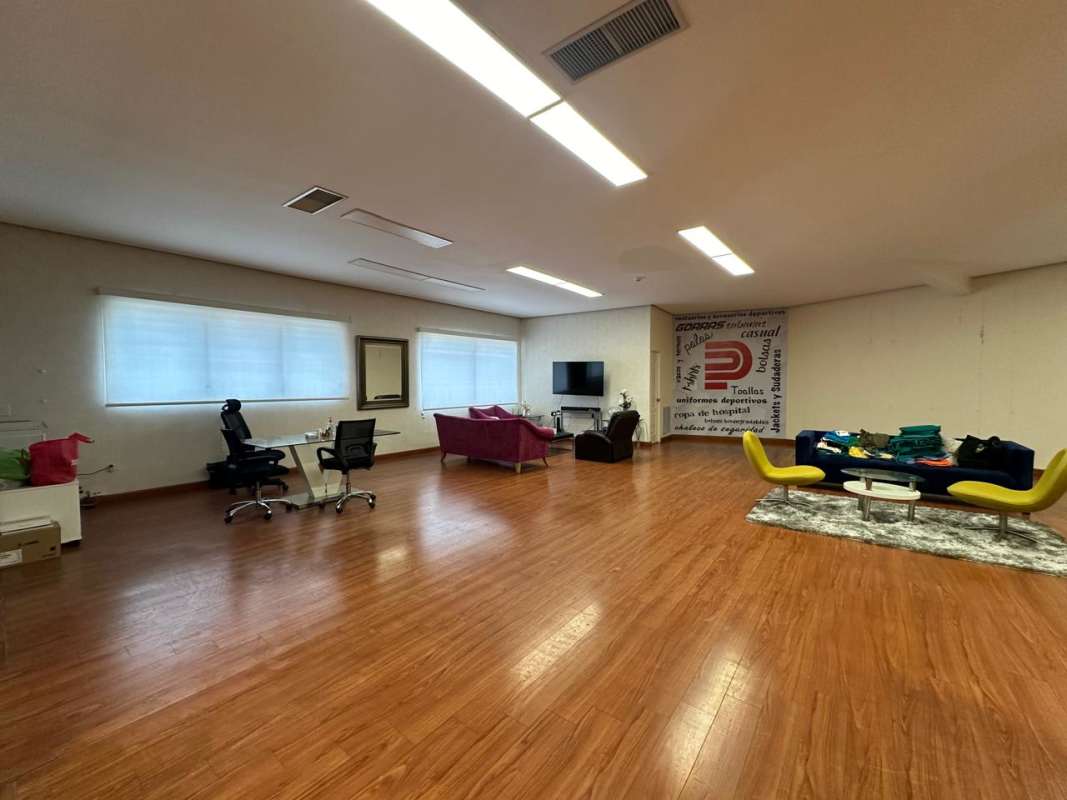 Staff kitchen and break room inside commercial warehouse Tocumen Panama City