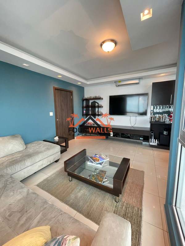 Secondary bedroom with city views PH Vision Tower luxury apartment Panama