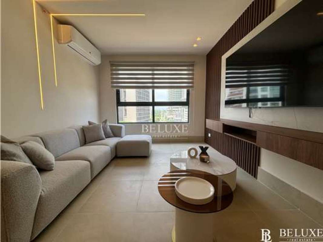 Modern kitchen with built-in appliances in PH Ocean House Santa Maria Panama City