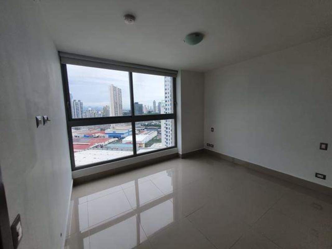 Infinity pool with panoramic views of city skyline and ocean in PH Costa del Mar Panama City