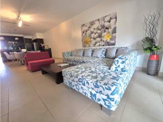 Fully equipped kitchen with granite countertops loft apartment Buenaventura Panama