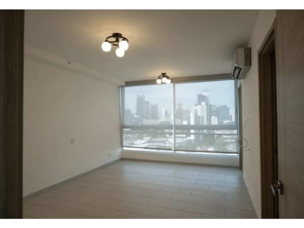 Skyline view from high-rise apartment balcony PH The Towers San Francisco Panama