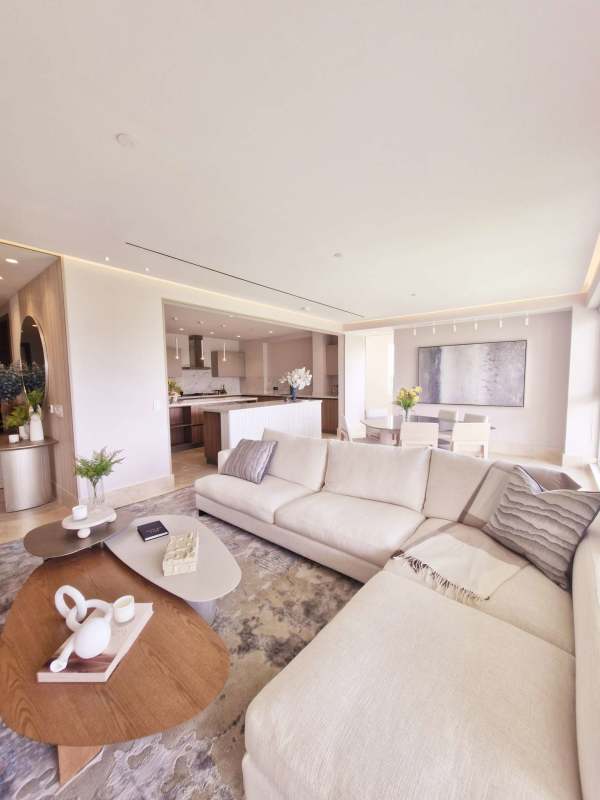 Master bedroom suite level with office and direct access to sky terrace in penthouse The Reserve