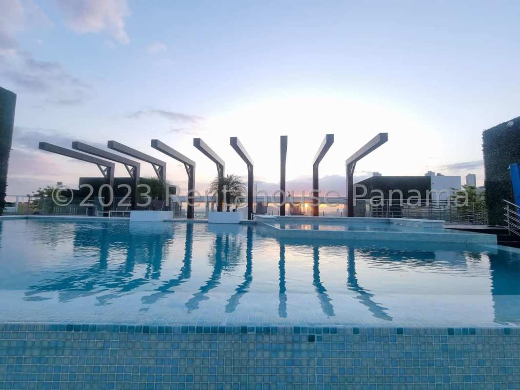 Luxury marina reservoir with yachts docked near Ocean Reef Gardens condominiums Punta Pacífica