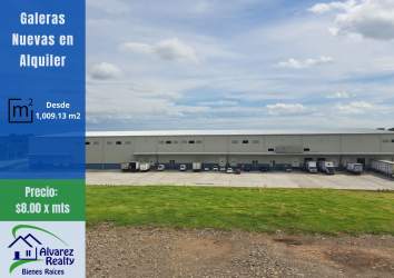 Open interior space reinforced concrete steel supports warehouse for rent David Panama